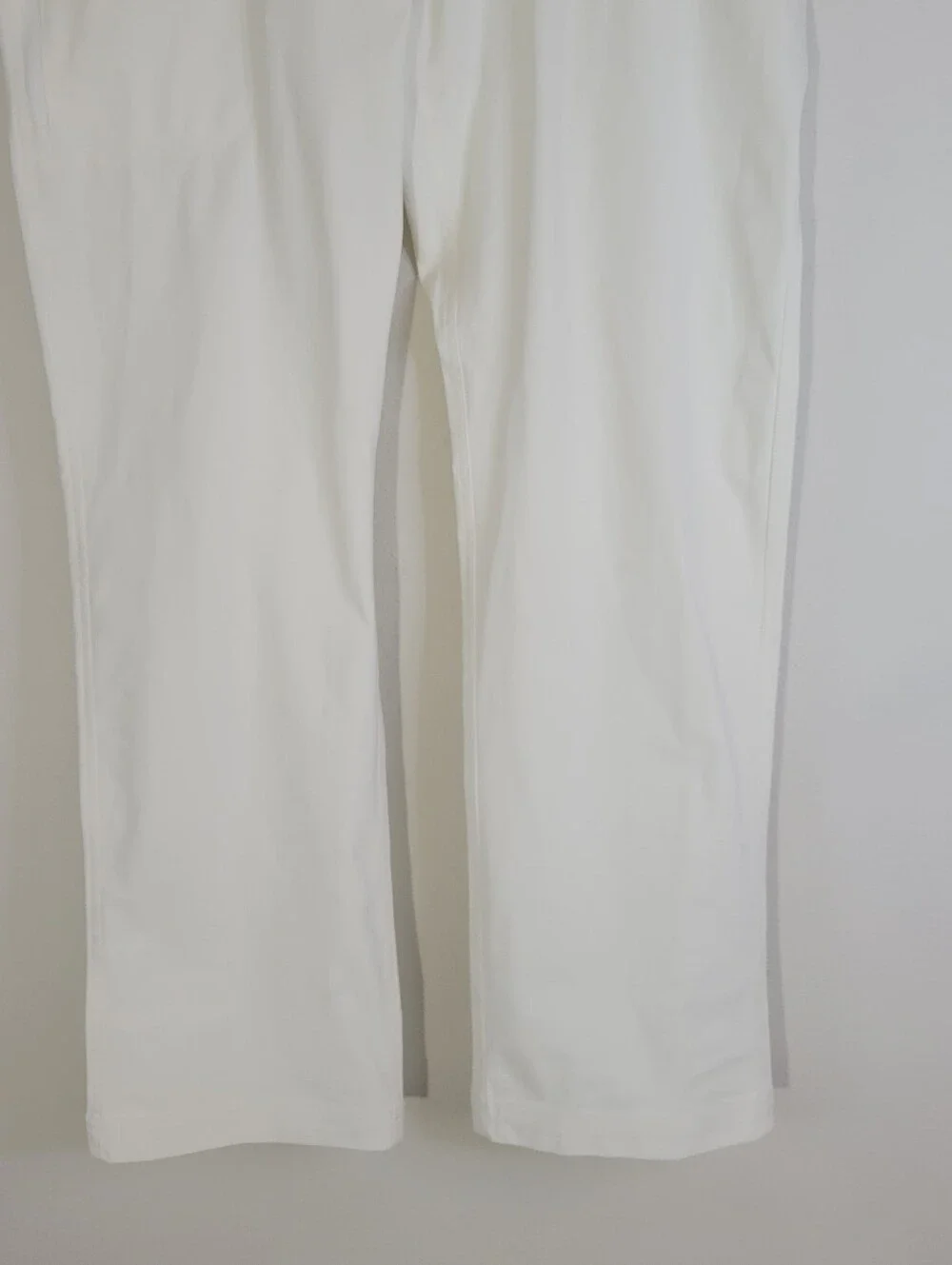 Willit Size 6 Men's White Straight-Leg Pants